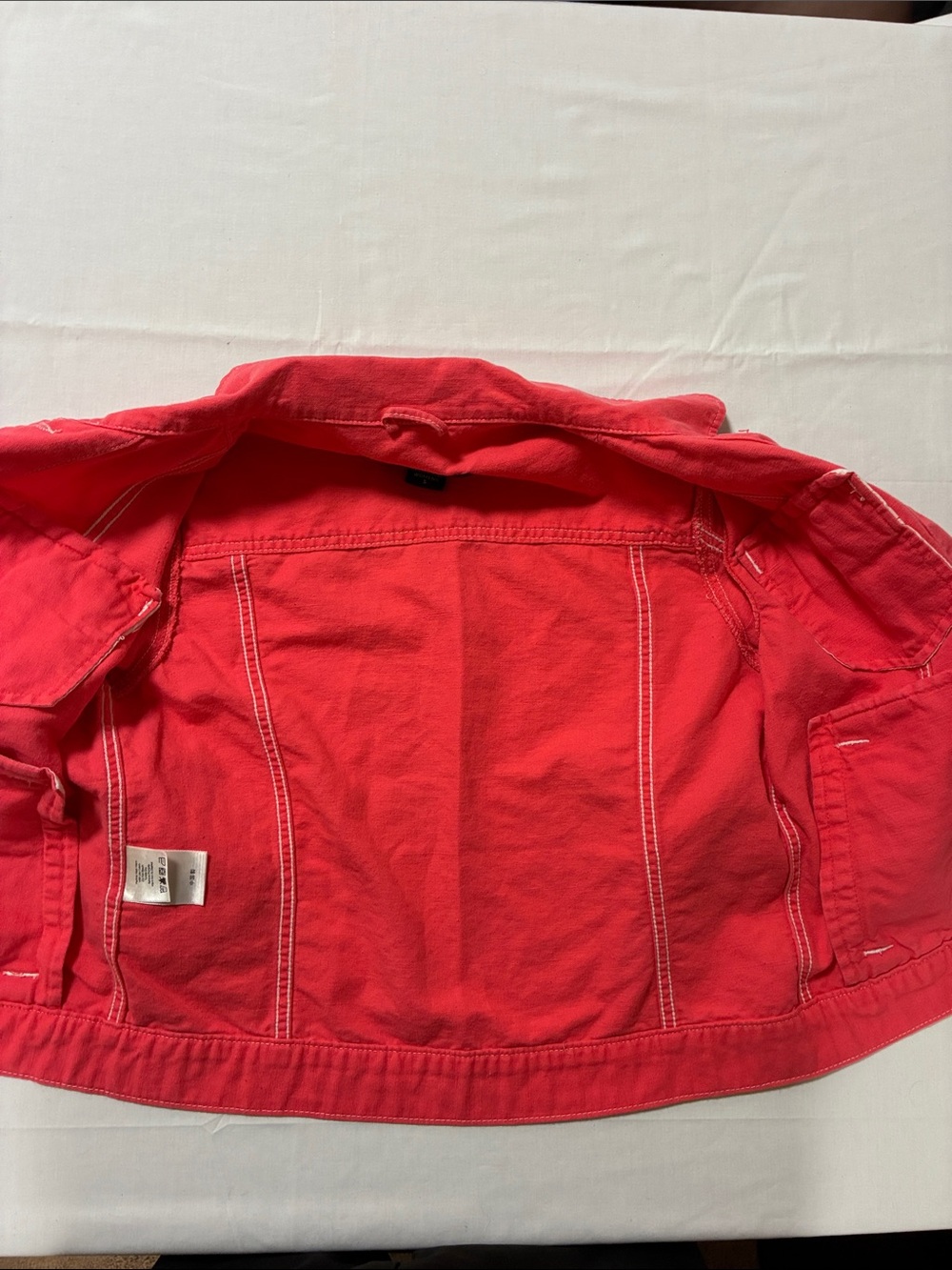 Eddie Bauer Bright Coral Button Down Vintage
